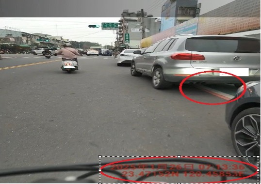 圖2：停車示意圖一